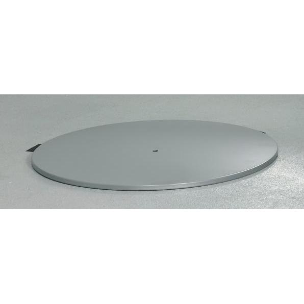 Ultradex, Prospektständer, Tellerfuss 740900 400x8mm silber 7,85kg