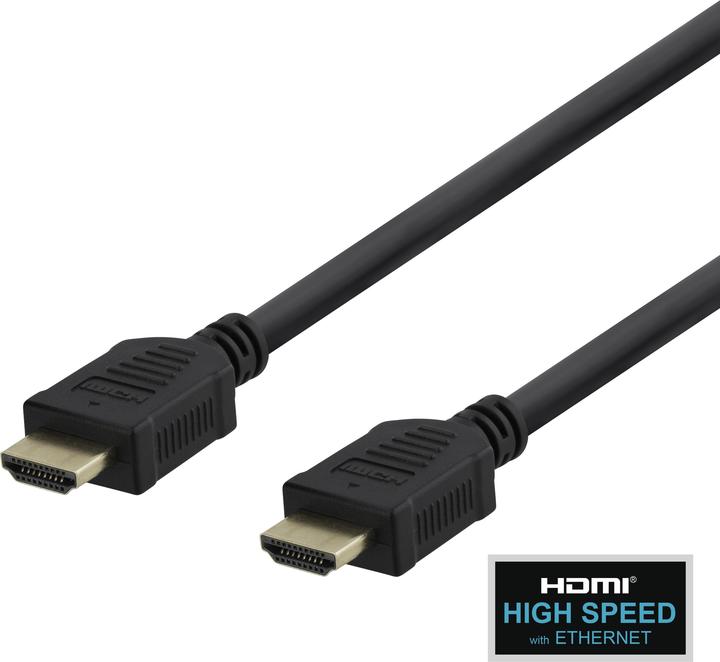 Image du produit Deltaco HDMI kabelis 4K UHD, 7m, juodas (7 m)
