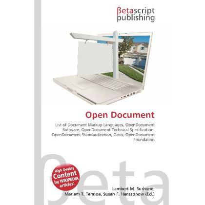 Open Document, Fachbücher