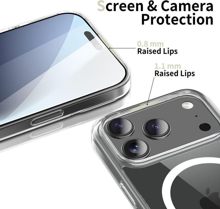 Produktbild Tech-Protect FlexAir Hybrid MagSafe Case für Google Pixel 10 Pro XL – Transparent (Google Pixel 10 Pro XL)