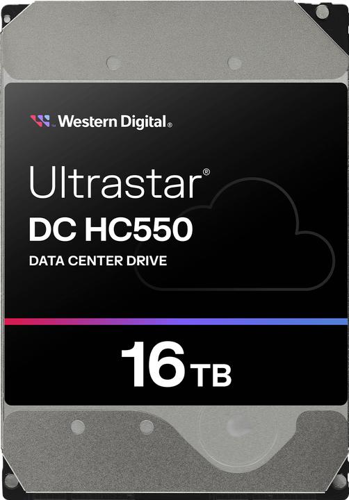 Actual product image WD Ultrastar DC HC550 (16 TB, 3.5", CMR)