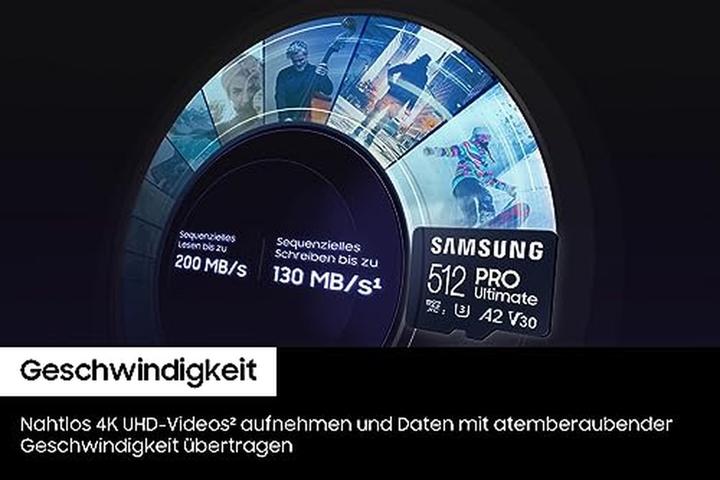Productafbeelding Samsung PRO Ultimate (512 GB, microSDXC, U3, UHS-I)