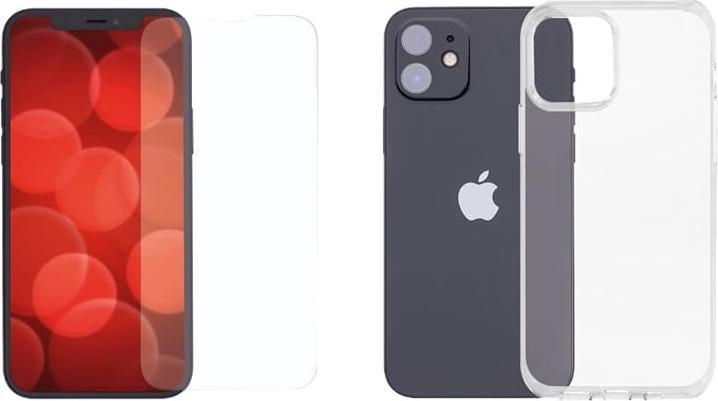 Image du produit Displex Real Glass, 2D Panzerglas + Handyhülle (1 pièce(s), Apple iPhone 14)