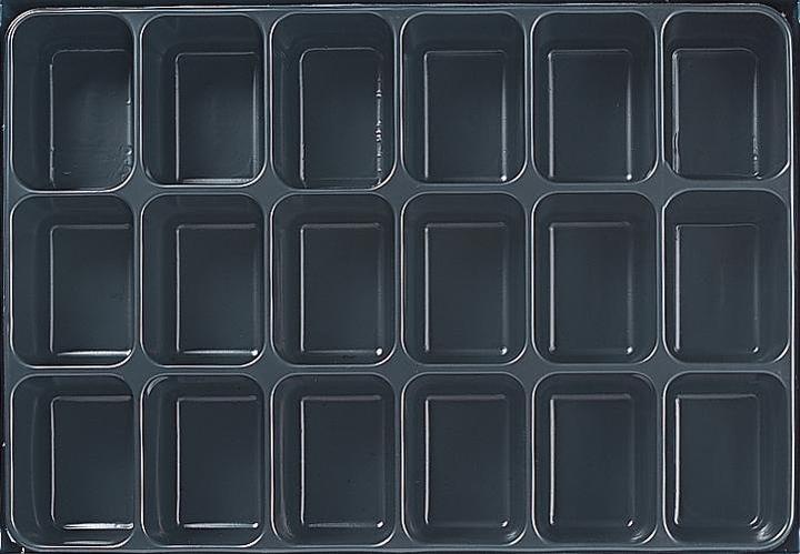Actual product image E-Norm Pro Assortment case empty 18 compartment