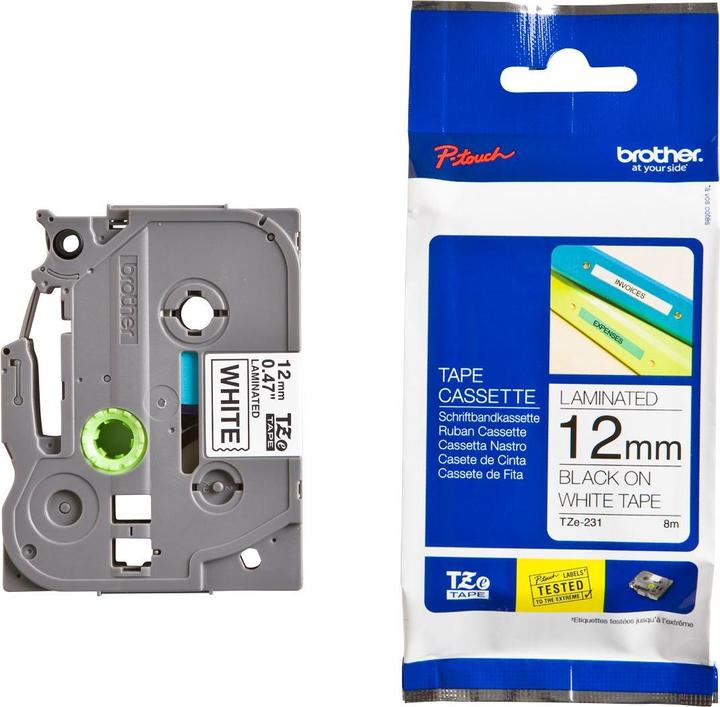 Actual product image Brother TZE231CIV (1.20 cm, Black)