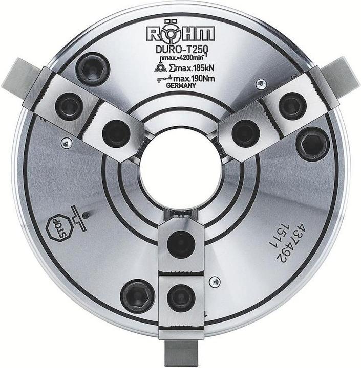 Produktbild Röhm DURO-T 315, KK 11, ISO 702-3, Stehbolzen und Bundmutter, Grund- und Aufsatzbacken
