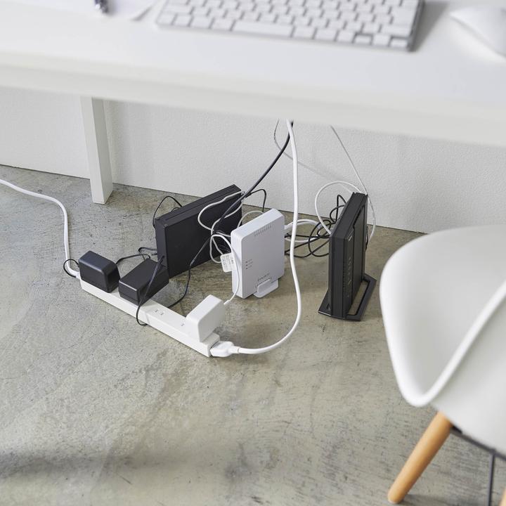 Actual product image Yamazaki Cable box with castors TOWER