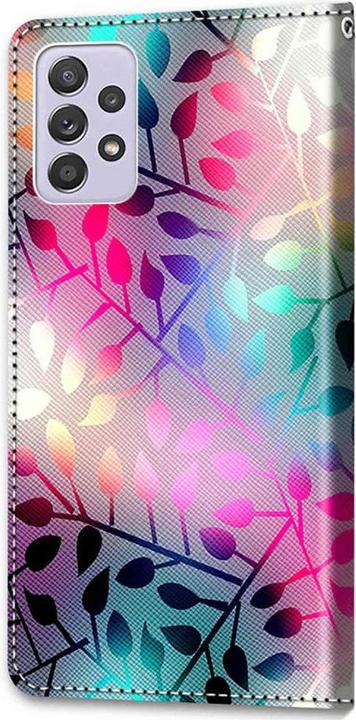 Actual product image Cover-Discount Galaxy A33 5G - leather cover leaves (Samsung Galaxy A33 5G)