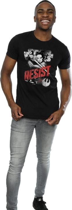 Image du produit Star Wars - T-shirt THE LAST JEDI REY RESIST - Homme (M)