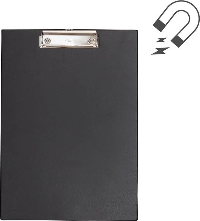 Immagine prodotto Maul Cartoncino per appunti con 2 magneti al neodimio DIN A4 nero (23 x 32 cm)