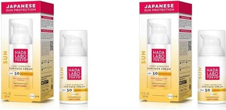Actual product image Hada Labo Tokyo Light Hydrator Sun Face Cream with Super Hyaluronic Acid (Suntan cream)