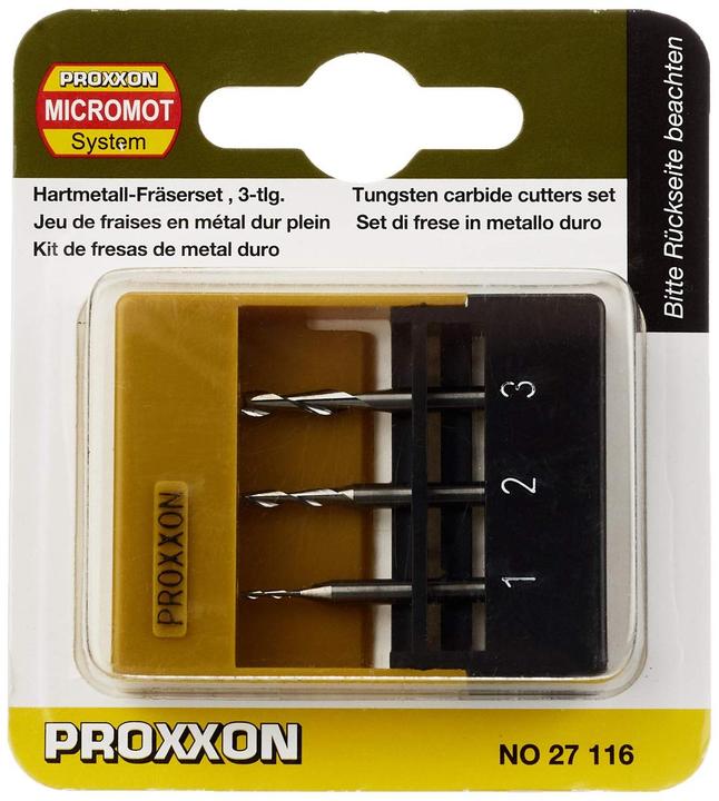 Produktbild Proxxon Vollhartmetall-Schaftfräsersatz