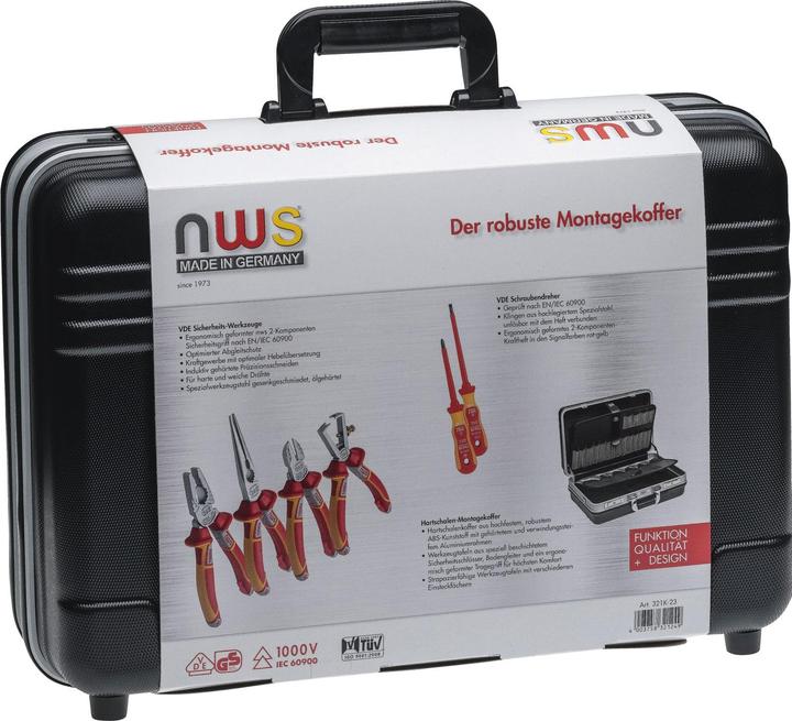 Actual product image NWS Electrician tool box best (23 pieces)