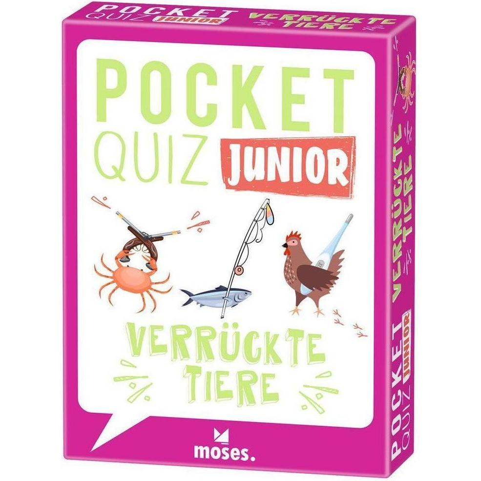 Moses Pocket Quiz junior Verrückte Tiere (Deutsch)