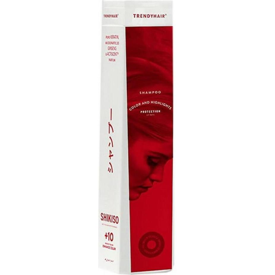 Thumbnail - Trendy Hair, Shampoo, SHIKISO KERATIN & GINSENG bain 300 ml (300 ml)
