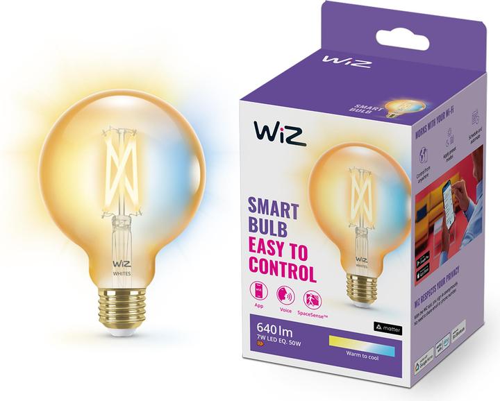 Image du produit WiZ Filament vintage (E27, 6.70 W, 640 lm, 1 x, E)