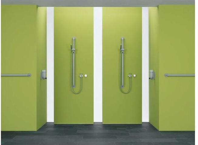 Produktbild Hewi Brausehalterstange SERIE 477 90 ti. d= 33mm Mass 1100mm tiefschwarz