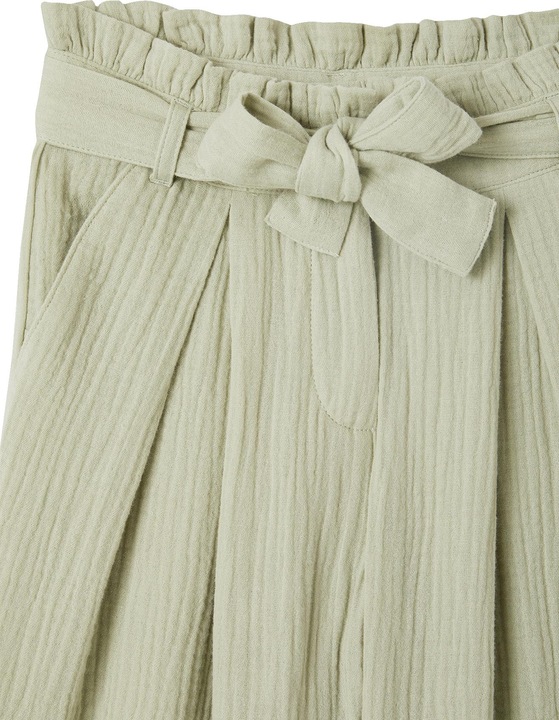Actual product image Vertbaudet Girls' paperbag trousers, 7/8 (122)