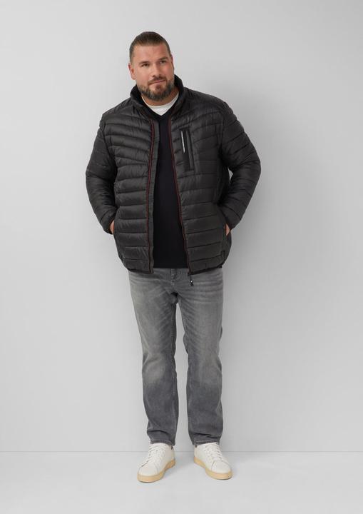 Produktbild s.Oliver Strickpullover Strickpullover mit Logo-Stickerei (3XL)