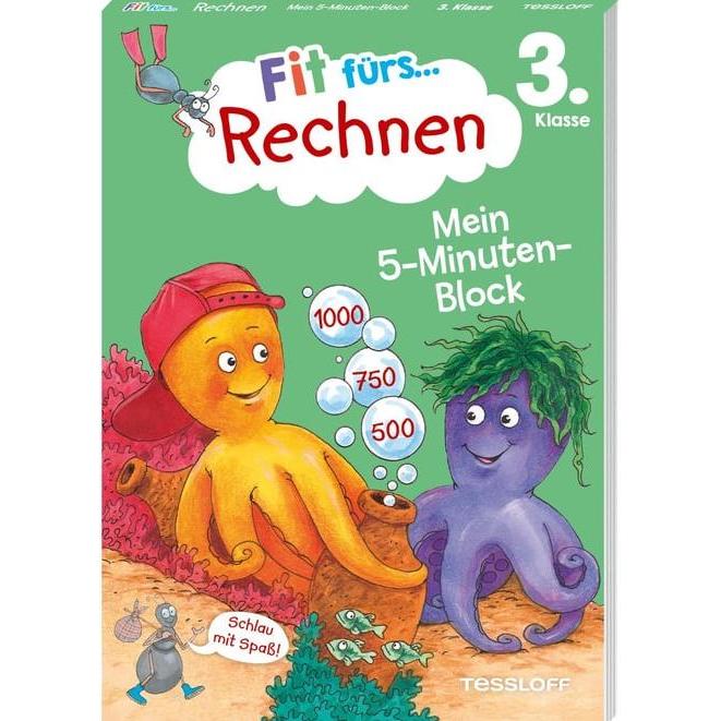Fit fürs Rechnen 3. Klasse. Mein 5-Minuten-Block, Schulbücher von Andrea Tonte