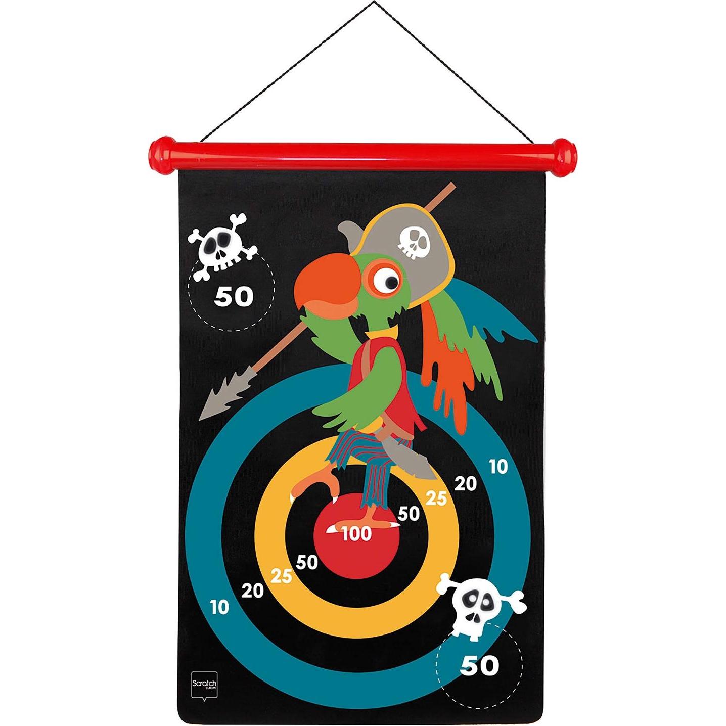 Thumbnail - Scratch Magnet Dartspiel Pirat gross (Französisch)