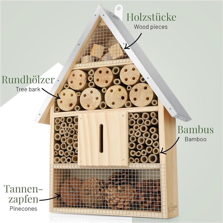 Immagine prodotto Wildlife home Hotel per insetti (Farfalle, Ape, Coccinelle)