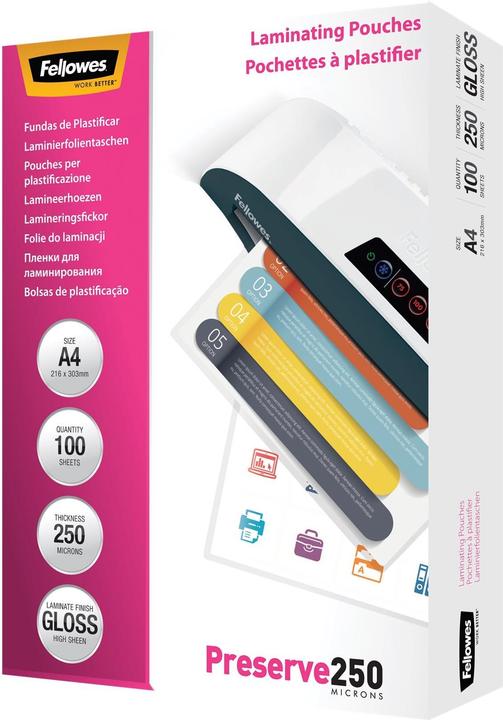 Produktbild Fellowes Capture 125 (ID-Kartenformat, 100 Stk., 125 µm)