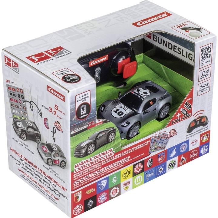 Actual product image Carrera 2,4GHz Mini RC grey - Bundesliga