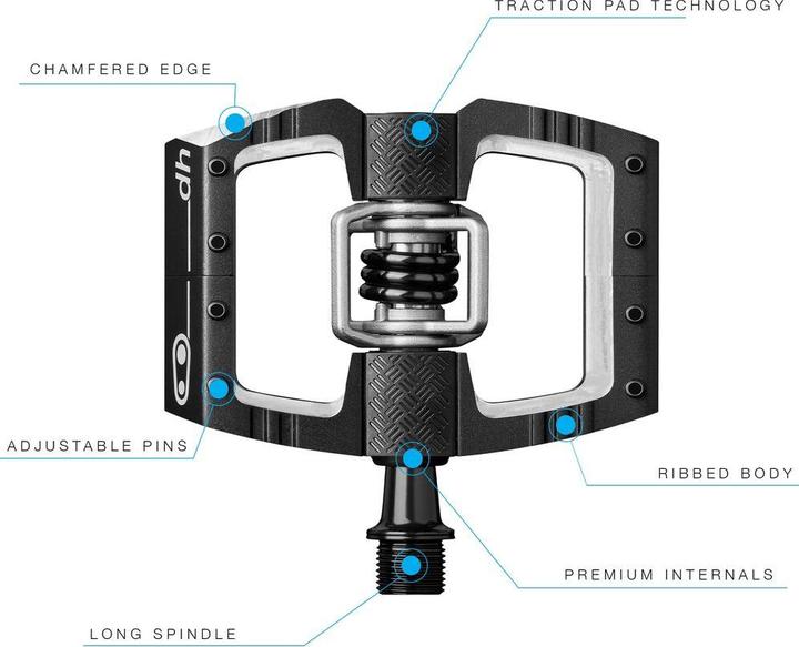 Actual product image Crankbrothers Mallet DH Pedal black