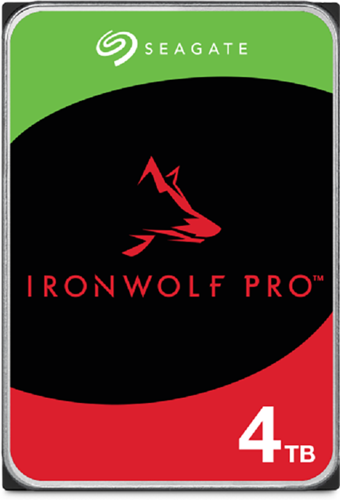 Productafbeelding Seagate IronWolf Pro ST4000NT001, 3,5", 4000 GB, 7200 giri/min (4 TB, 3.5", CMR)