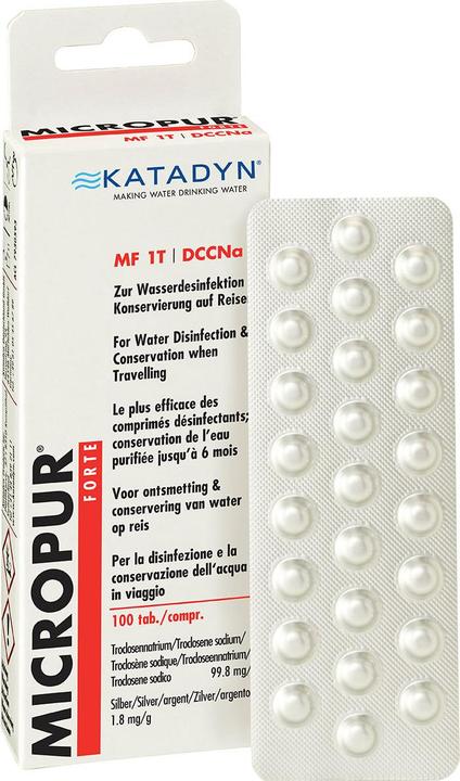 Productafbeelding Katadyn Forte MF1/100T (ES/DK/SE/NO/FI) 4x25 tbl.