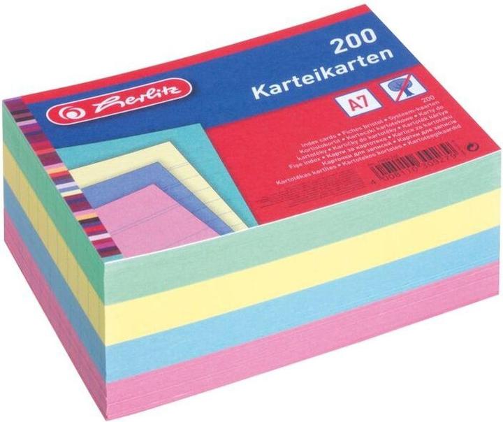 Immagine prodotto Herlitz Schede (A7, 170 g/m², 200 x)