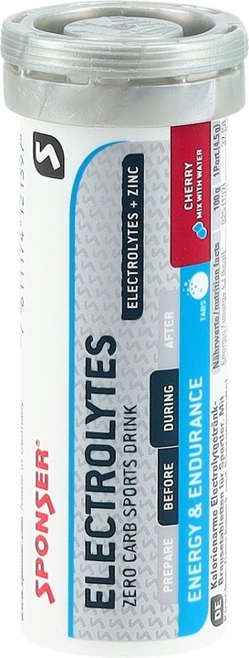 Actual product image Sponser Electrolytes Tabs (Cherry, 1 x)