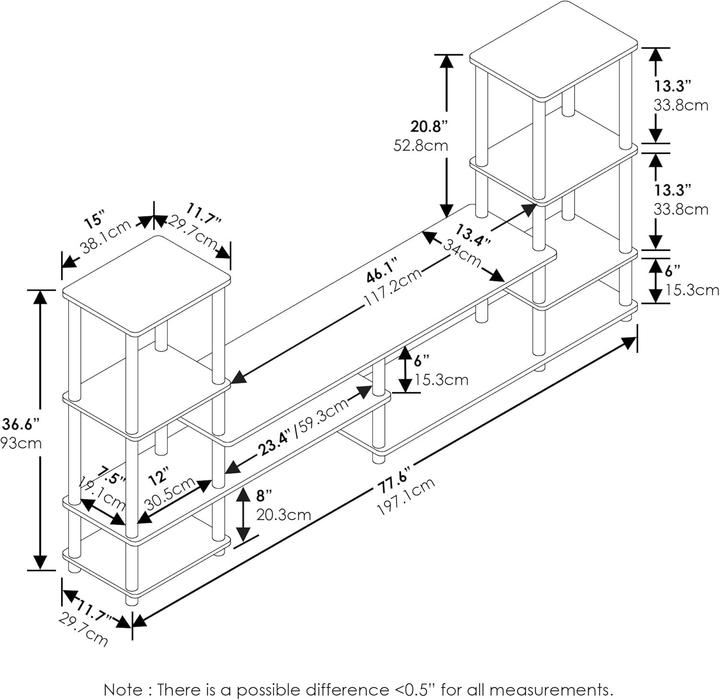 Produktbild Furinno Centro di Intrattenimento Turn-N-Tube