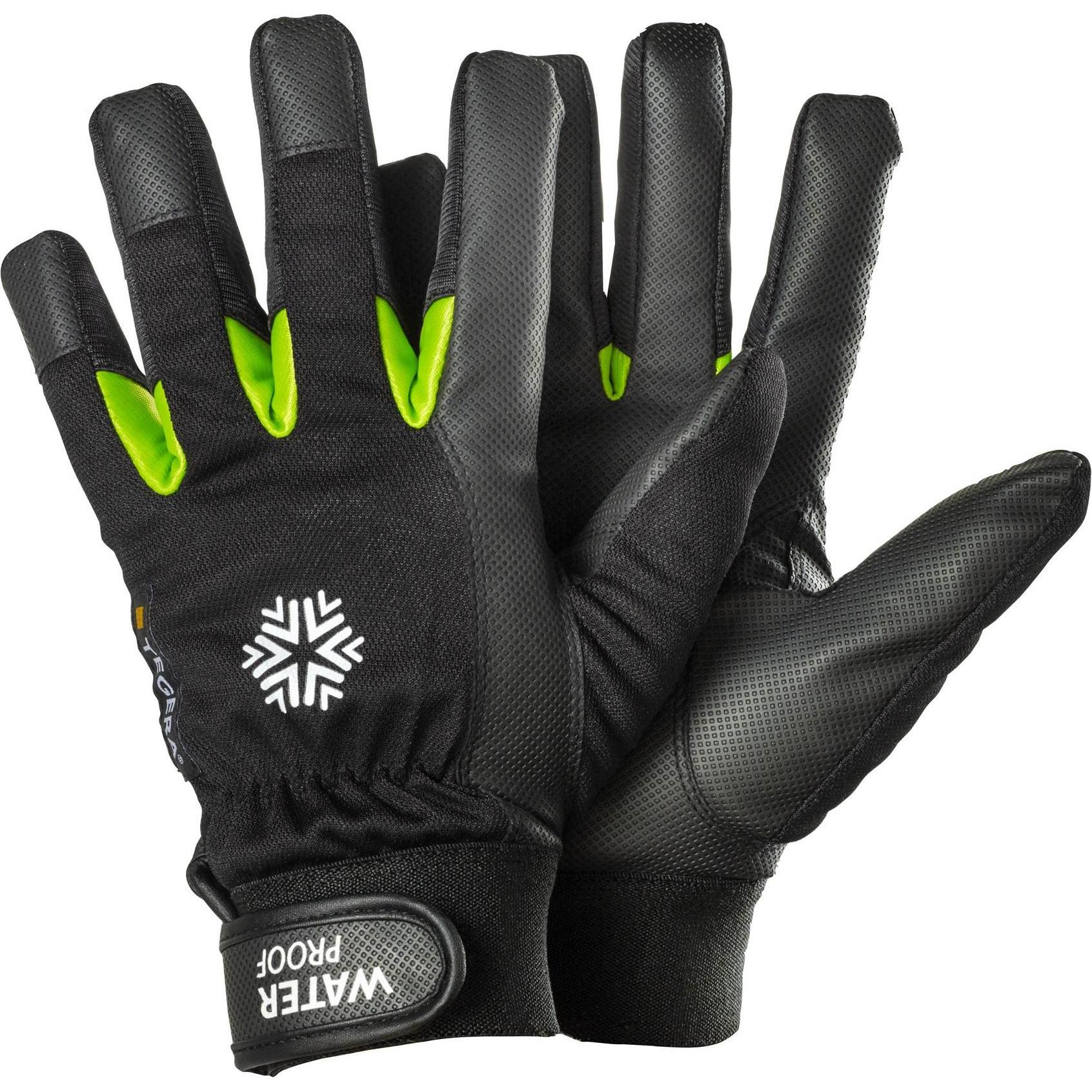 Tegera, Schutzhandschuhe, Ejendals 517, Workshop gloves, Black, Green, Adult, Adult, Latex, Polyester, Polyurethane (8)