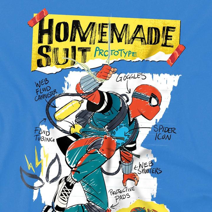Produktbild Spiderman Homemade Suit TShirt (128)