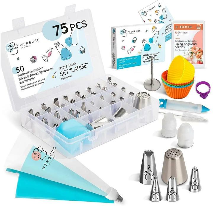 Wenburg Spritztülle - Set, 75-tlg (Embout)