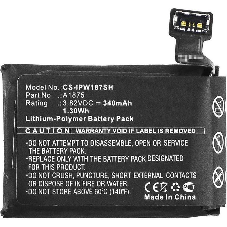 Thumbnail - CoreParts Battery for Smartwatch, Smartwatch Zubehör, Schwarz