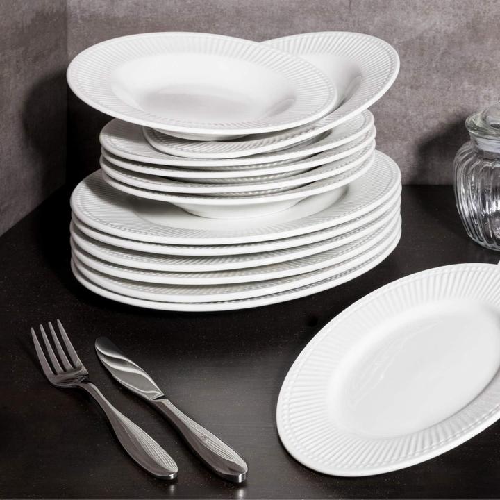 Immagine prodotto Kasanova Set di posate 48 pezzi senza nichel (48 pz., Set di posate)