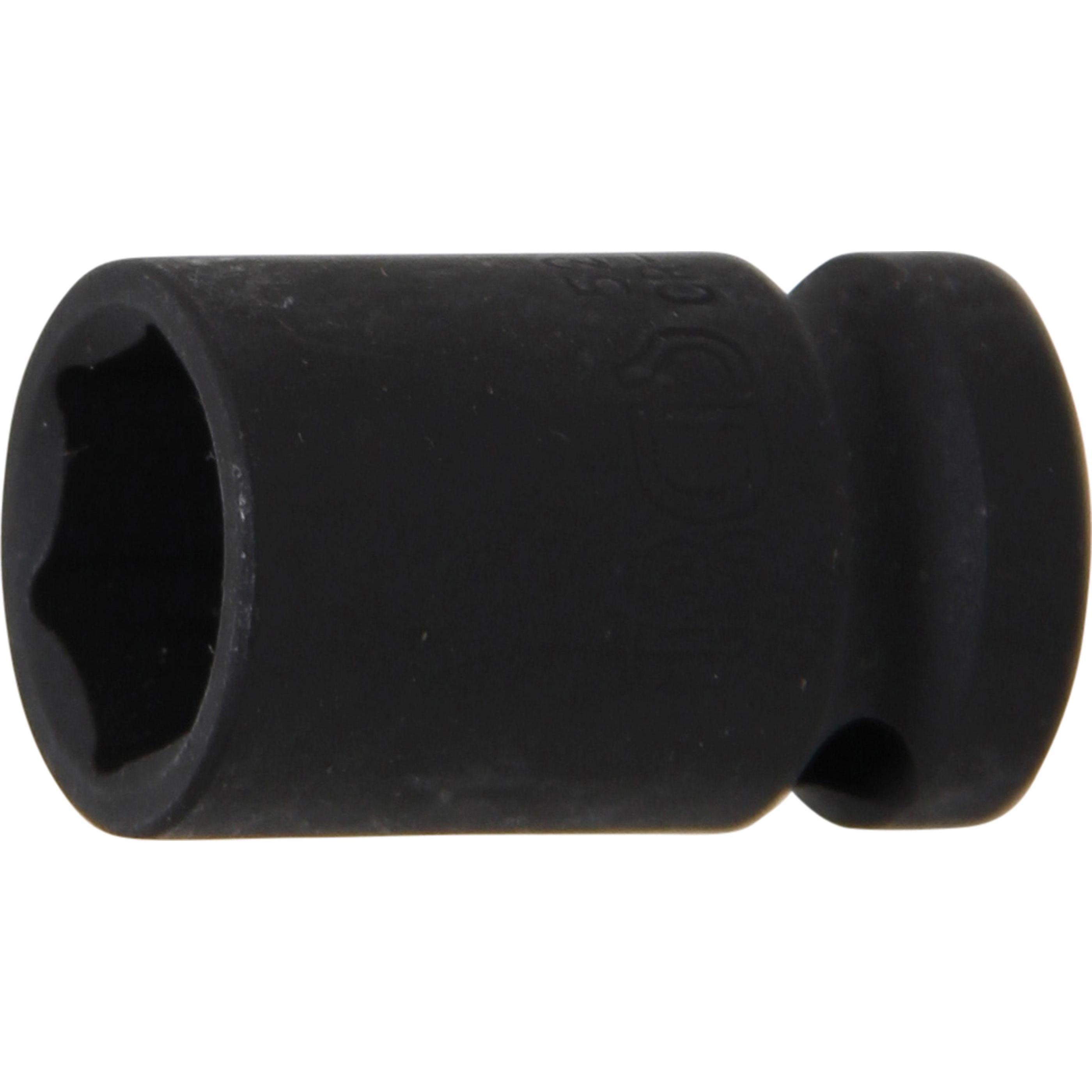 BGS, Steckschlüssel + Stecknuss, Kraft-Steckschlüssel-Einsatz Sechskant Antrieb Innenvierkant 12,5 mm (1/2") SW 16 mm (1...