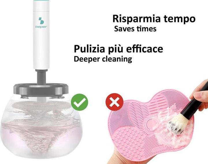 Actual product image Beper Automatic cosmetic brush cleaner P302VIS060