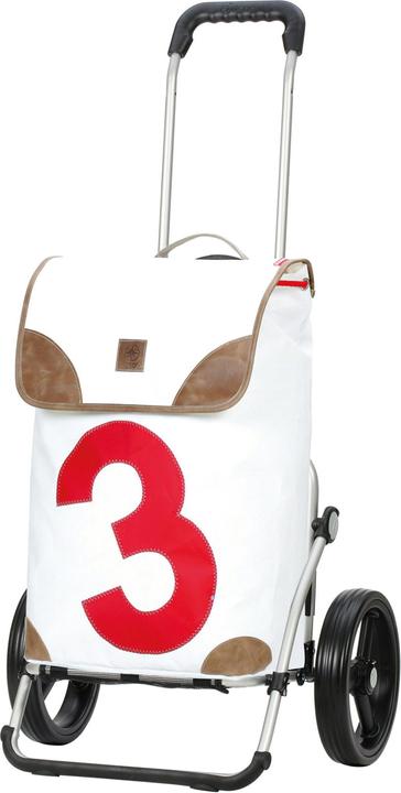 Produktbild Andersen Einkaufswagen ROYAL ALU LEE rot/klein gemustert