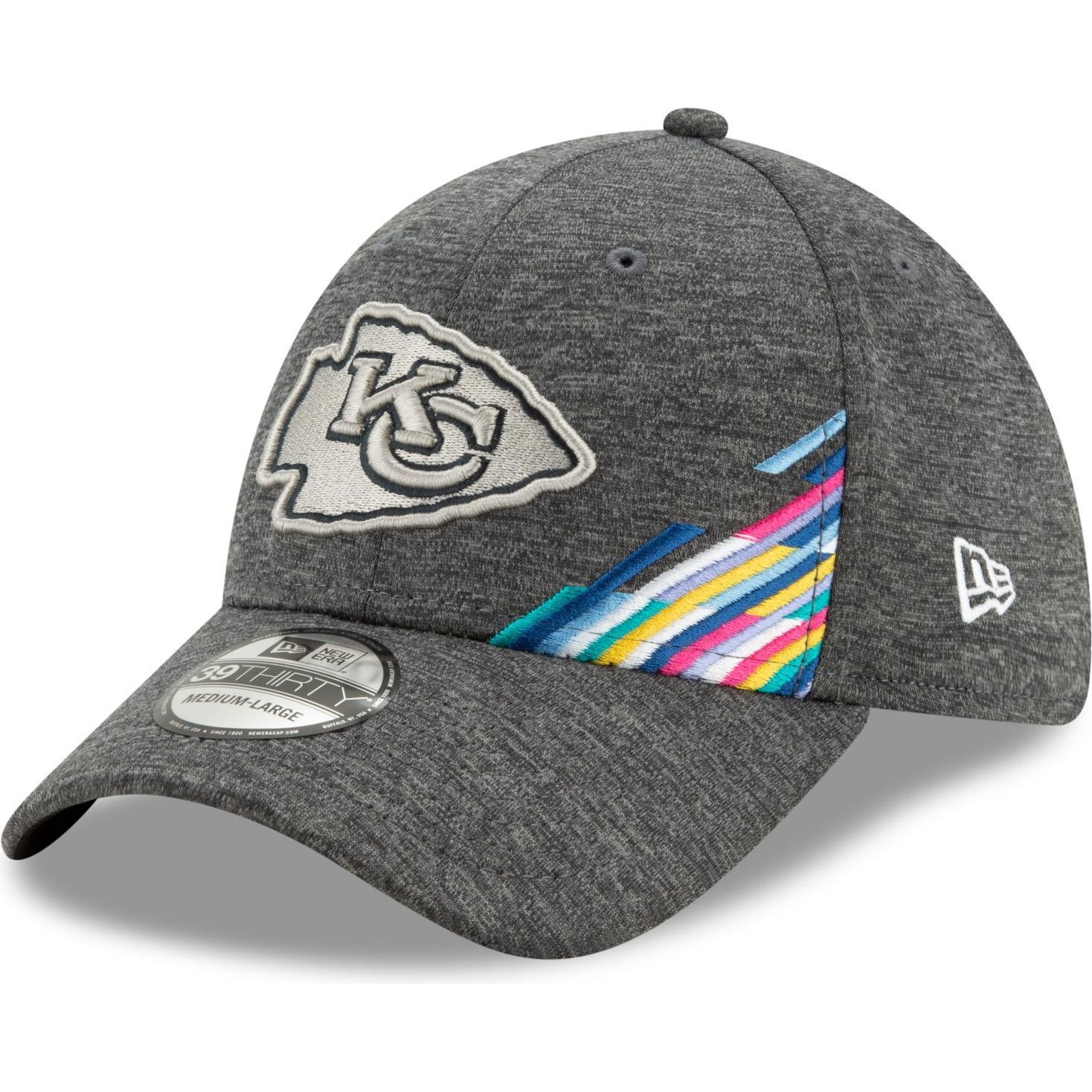 New Era, Herren, Cap, 39Thirty Stretchfit Crucial Catch NFL Teams, Grau, (L)