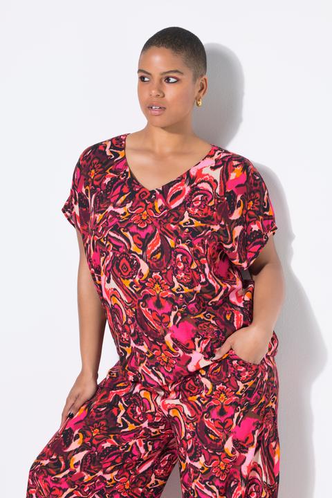 Produktbild Studio Untold Blusenshirt, oversized, Alloverprint (54)