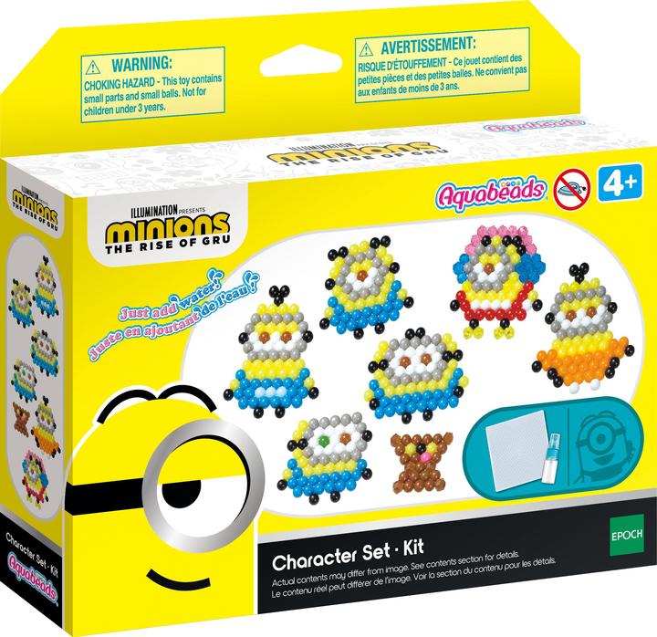Actual product image Aquabeads 31605 AQB - Minions: Come Gru Diventa Cattivissimo Character Set