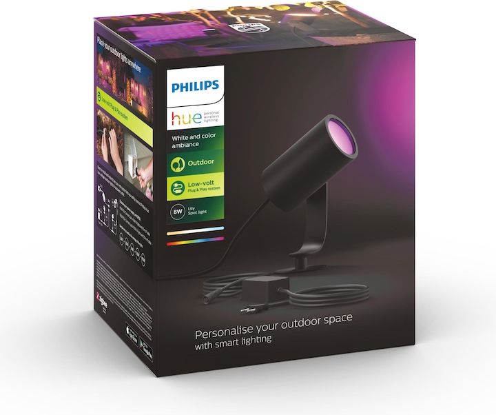 Actual product image Philips Hue Lily Basis (640 lm, IP65)