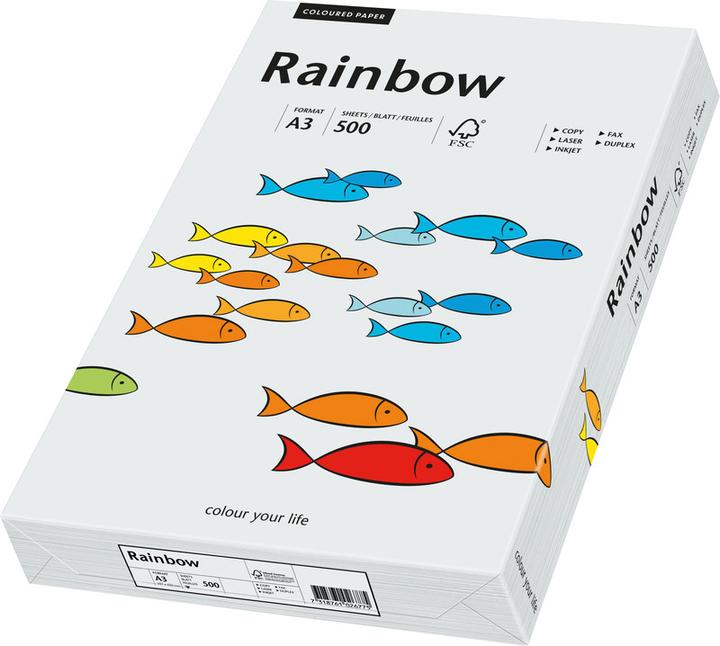 Actual product image Rainbow Copy paper colored A3 (80 g/m², 500 x, A3)