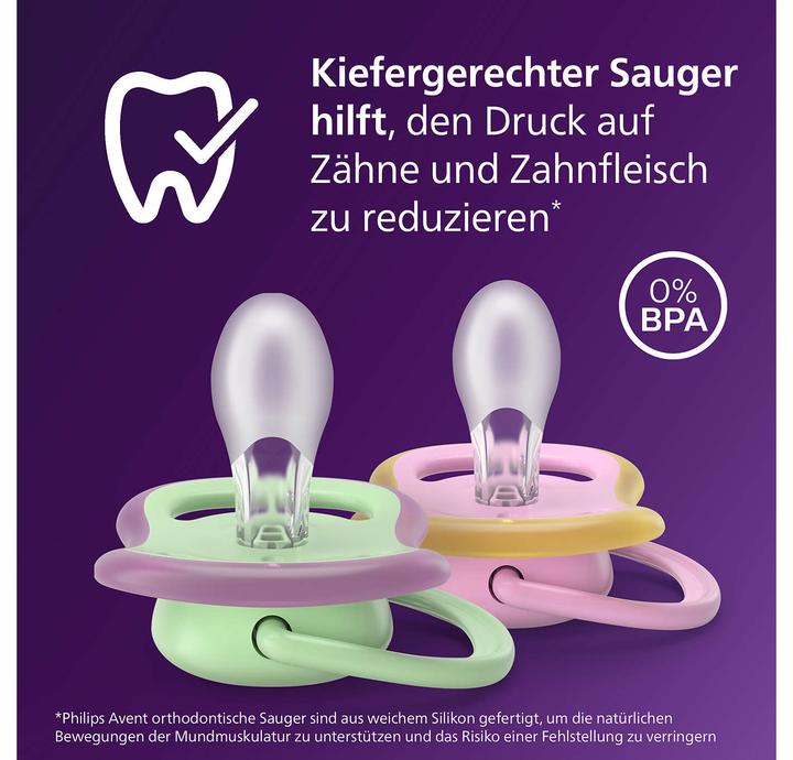 Image du produit Philips Avent Pacifier SCF087/13 ultra air (2x, 6 - 18 Mois)