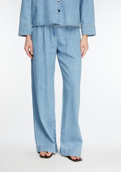 Produktbild Comma Wide-Leg Lyocell-Denim in voller Länge (40)