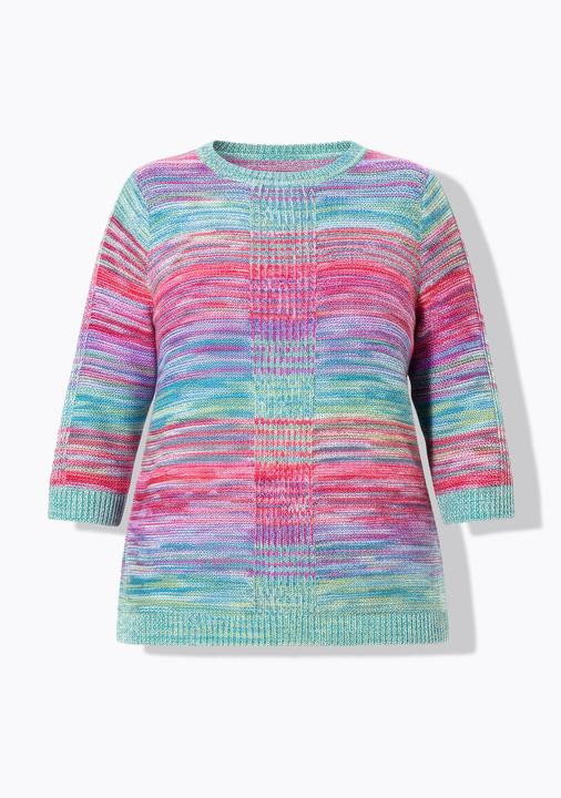Produktbild Miamoda Pullover, bequeme Passform, Melange-Linksstrick (58)